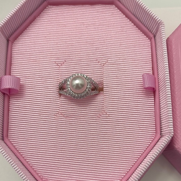 Swarovski Jewelry - Swarovski Pearl and Silver Ring